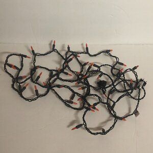 String Halloween Orange Lights